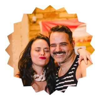 Dani Pita e Rodrigo Brandão